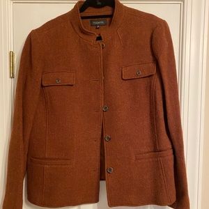 Size 18 Talbots Wool Blazer Rusty Red/Orange